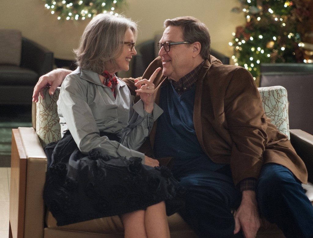 Diane Keaton and John Goodman in 'Love the Coopers' (CBS Films)