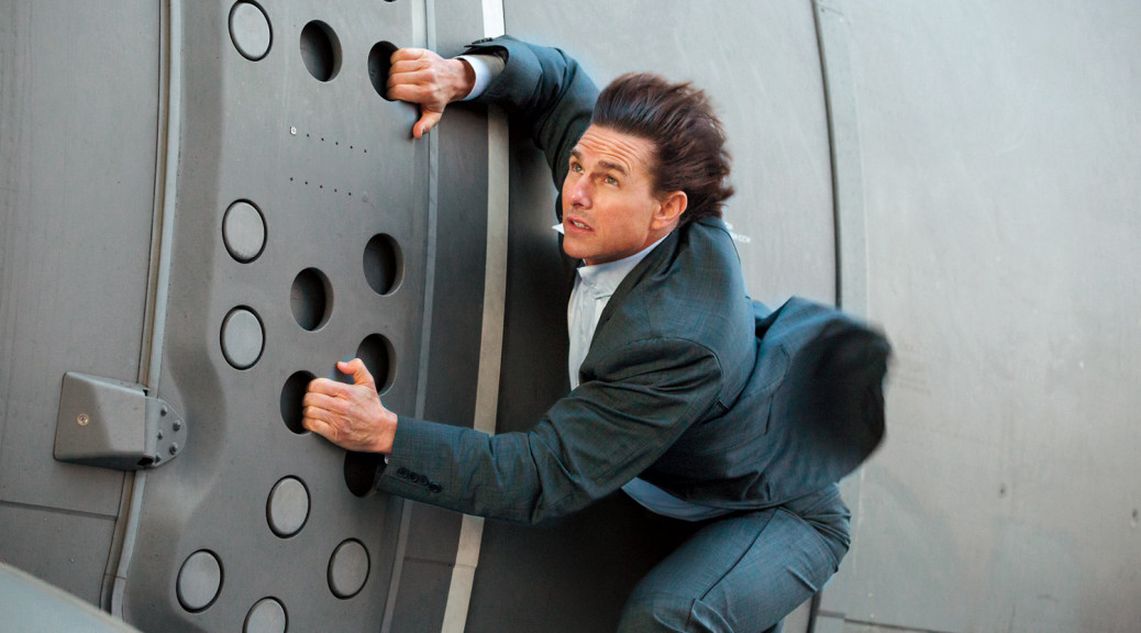 Tom Cruise in Mission Impossible 'Rogue Nation' (photo: Paramount Pictures)