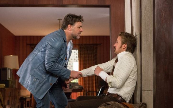 Russell Crowe and Ryan Gosling in 'The Nice Guys' (Warner Bros.))