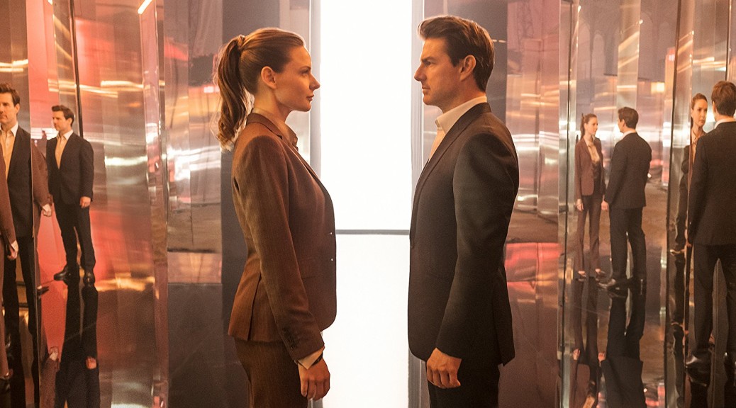 Rebecca Ferguson and Tom Cruise in Mission Impossible - Fallout (photo Paramount Pictures)